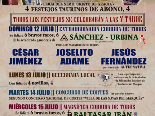 Fiestas Patronales - Domingo 12 de Julio