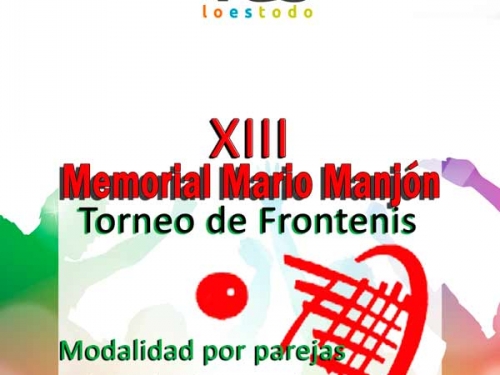 XIII Memorial Mario Manjón Torneo de Frontenis - Inscripciones