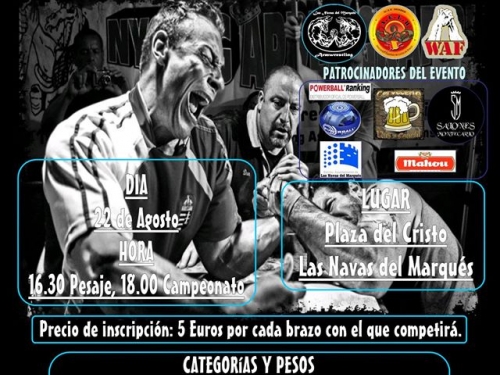 III CAMPEONATO DE LUCHA DE BRAZOS