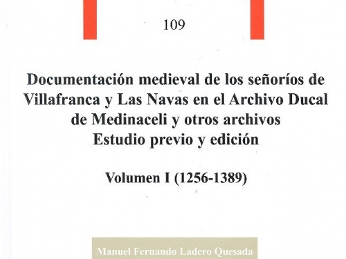 Presentación del libro Documentación Medieval de los Señoríos de Villafranca y Las Navas