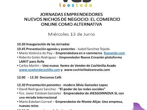 Jornadas de emprendedores - Nuevos nichos de negocio. El comercio online