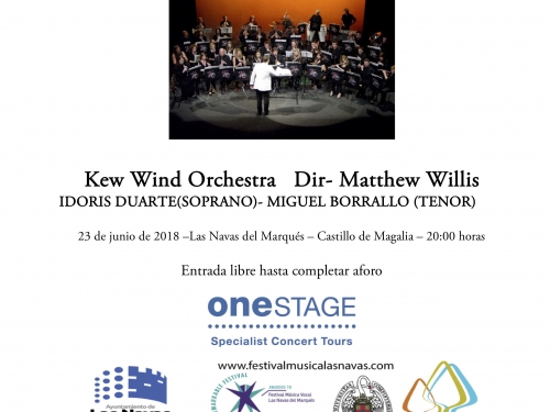 Kew Wind Orchestra Dir. Matthew Willis con Idoris Duarte y Miguel Borrallo