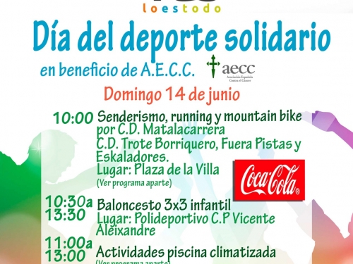 Día del Deporte Solidario en Las Navas