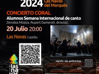 CONCIERTO CORAL. Alumnos de la Semana Internacional de Canto - Zenobia Música. Director: Rupert Damerell 