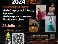 CONCIERTO LÍRICO - María Crespo, Judith Pezoa, sopranos. María Izaga, mezzosoprano. Elías Romero, piano.