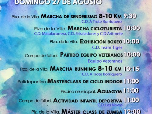 DIA DEL DEPORTE SOLIDARIO