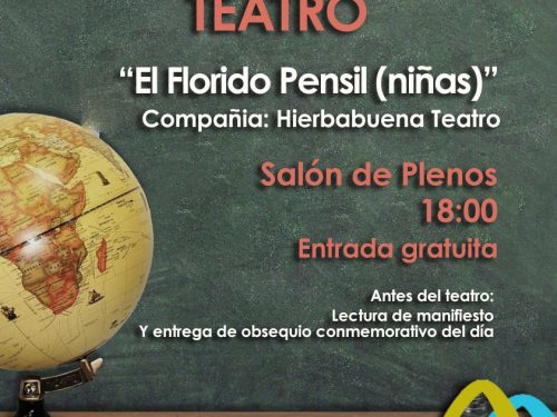 El florido pensil (niñas), obra de teatro. Día de la Mujer