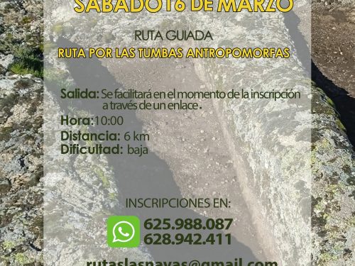 Ruta de senderismo - TUMBAS ANTROPOMORFAS - Las Navas al Natural