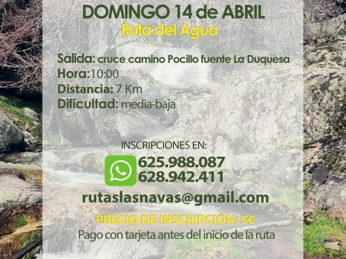 Ruta del Agua. Las Navas al Natural