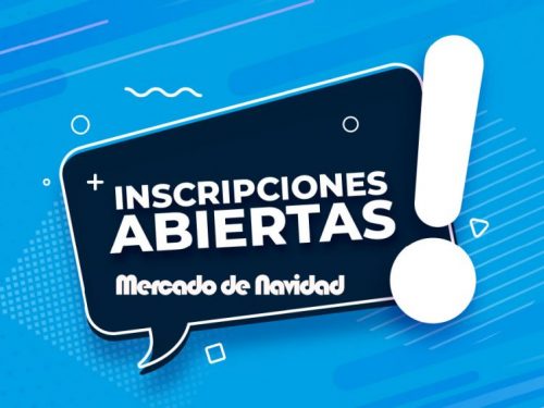 Inscripciones puestos mercado de Navidad