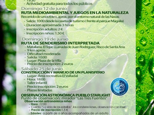 Ruta Medioambiental y Juegos en la Naturaleza - VI Jornadas Medioambientales