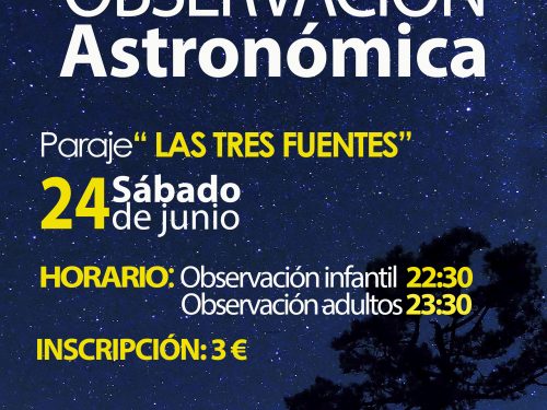 OBSERVACIÓN ASTRONÓMICA - 24 JUNIO