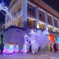 Cabalgata de Reyes blanca en Las Navas del Marques.