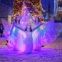 Cabalgata de Reyes blanca en Las Navas del Marques.