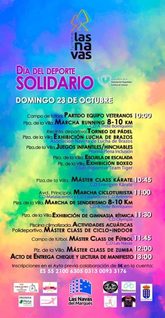 Otoño de solidaridad y deporte en las navas del marques